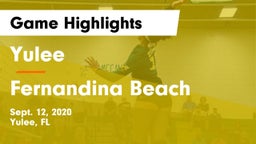 Yulee  vs Fernandina Beach  Game Highlights - Sept. 12, 2020