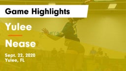 Yulee  vs Nease  Game Highlights - Sept. 22, 2020