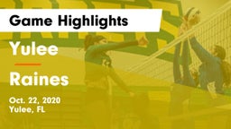 Yulee  vs Raines Game Highlights - Oct. 22, 2020