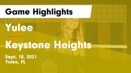 Yulee  vs Keystone Heights Game Highlights - Sept. 18, 2021