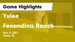 Yulee  vs Fenandina Beach Game Highlights - Oct. 4, 2021