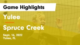 Yulee  vs Spruce Creek  Game Highlights - Sept. 16, 2022