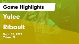Yulee  vs Ribault  Game Highlights - Sept. 28, 2023