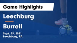 Leechburg  vs Burrell  Game Highlights - Sept. 29, 2021