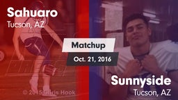 Matchup: Sahuaro  vs. Sunnyside  2016