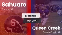 Matchup: Sahuaro  vs. Queen Creek  2017