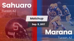 Matchup: Sahuaro  vs. Marana  2017