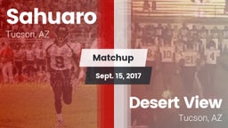 Matchup: Sahuaro  vs. Desert View  2017