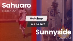 Matchup: Sahuaro  vs. Sunnyside  2017