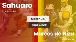 Matchup: Sahuaro  vs. Marcos de Niza  2018