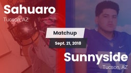 Matchup: Sahuaro  vs. Sunnyside  2018
