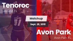 Matchup: Tenoroc  vs. Avon Park  2018