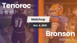 Matchup: Tenoroc  vs. Bronson  2019