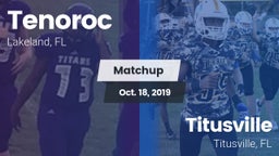 Matchup: Tenoroc  vs. Titusville  2019