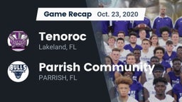 Recap: Tenoroc  vs. Parrish Community  2020