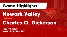 Newark Valley  vs Charles O. Dickerson Game Highlights - Jan. 10, 2024