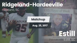 Matchup: Ridgeland-Hardeevill vs. Estill  2017