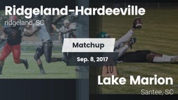 Matchup: Ridgeland-Hardeevill vs. Lake Marion  2017