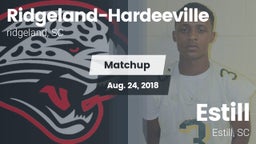 Matchup: Ridgeland-Hardeevill vs. Estill  2018