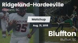 Matchup: Ridgeland-Hardeevill vs. Bluffton  2018