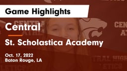Central  vs St. Scholastica Academy Game Highlights - Oct. 17, 2022