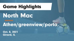 North Mac  vs Athen/greenview/porta Game Highlights - Oct. 8, 2021