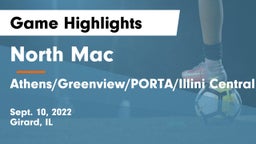 North Mac  vs Athens/Greenview/PORTA/Illini Central Game Highlights - Sept. 10, 2022