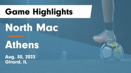 North Mac  vs Athens  Game Highlights - Aug. 30, 2023