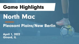 North Mac  vs Pleasant Plains/New Berlin Game Highlights - April 1, 2022