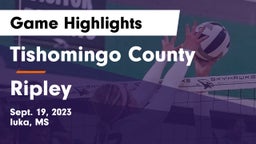 Tishomingo County  vs Ripley  Game Highlights - Sept. 19, 2023
