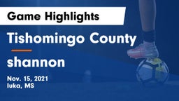 Tishomingo County  vs shannon Game Highlights - Nov. 15, 2021
