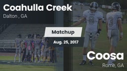Matchup: Coahulla Creek High vs. Coosa  2017
