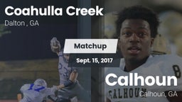 Matchup: Coahulla Creek High vs. Calhoun  2017