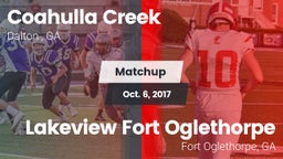 Matchup: Coahulla Creek High vs. Lakeview Fort Oglethorpe  2017