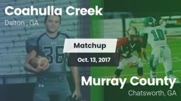 Matchup: Coahulla Creek High vs. Murray County  2017