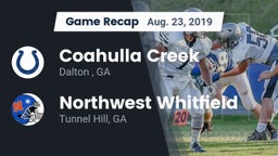 Recap: Coahulla Creek  vs. Northwest Whitfield  2019