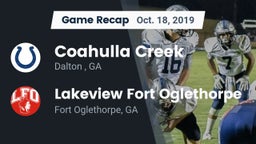 Recap: Coahulla Creek  vs. Lakeview Fort Oglethorpe  2019