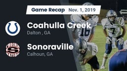 Recap: Coahulla Creek  vs. Sonoraville  2019