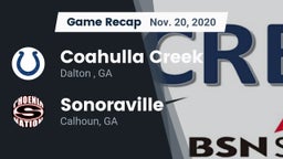 Recap: Coahulla Creek  vs. Sonoraville  2020