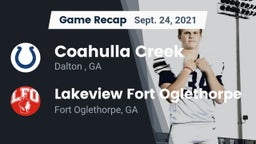 Recap: Coahulla Creek  vs. Lakeview Fort Oglethorpe  2021