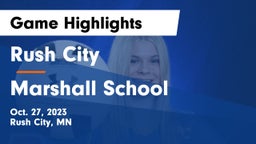 Rush City  vs Marshall School Game Highlights - Oct. 27, 2023