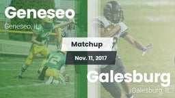 Matchup: Geneseo  vs. Galesburg  2017