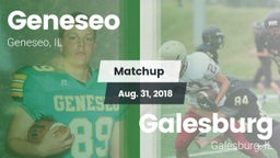Matchup: Geneseo  vs. Galesburg  2018