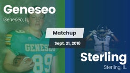 Matchup: Geneseo  vs. Sterling  2018