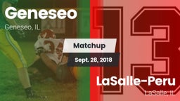 Matchup: Geneseo  vs. LaSalle-Peru  2018