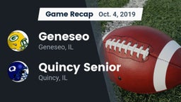 Recap: Geneseo  vs. Quincy Senior  2019