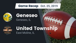 Recap: Geneseo  vs. United Township 2019