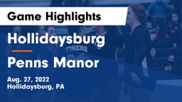 Hollidaysburg  vs Penns Manor  Game Highlights - Aug. 27, 2022