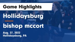 Hollidaysburg  vs bishop mccort Game Highlights - Aug. 27, 2022