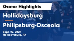 Hollidaysburg  vs Philipsburg-Osceola  Game Highlights - Sept. 22, 2022